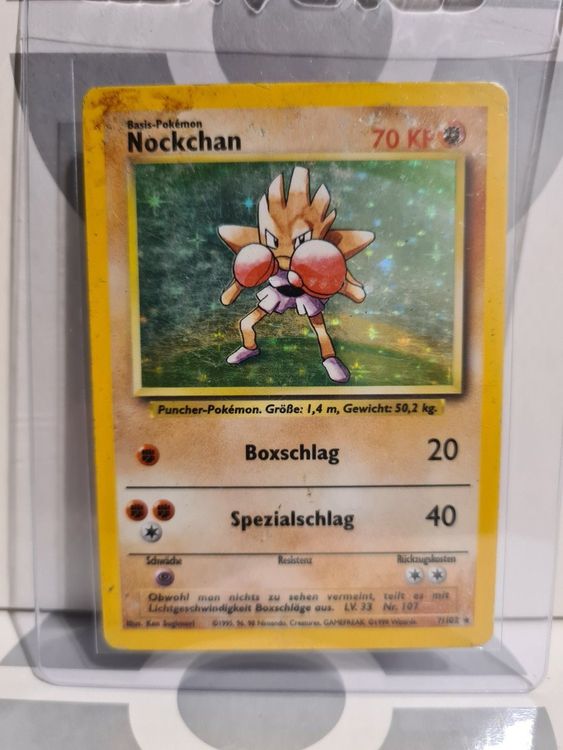 NOCKCHAN HOLO RARE BASE SET POKEMON KARTE 1999 (Gebraucht) in Uerzlikon ...