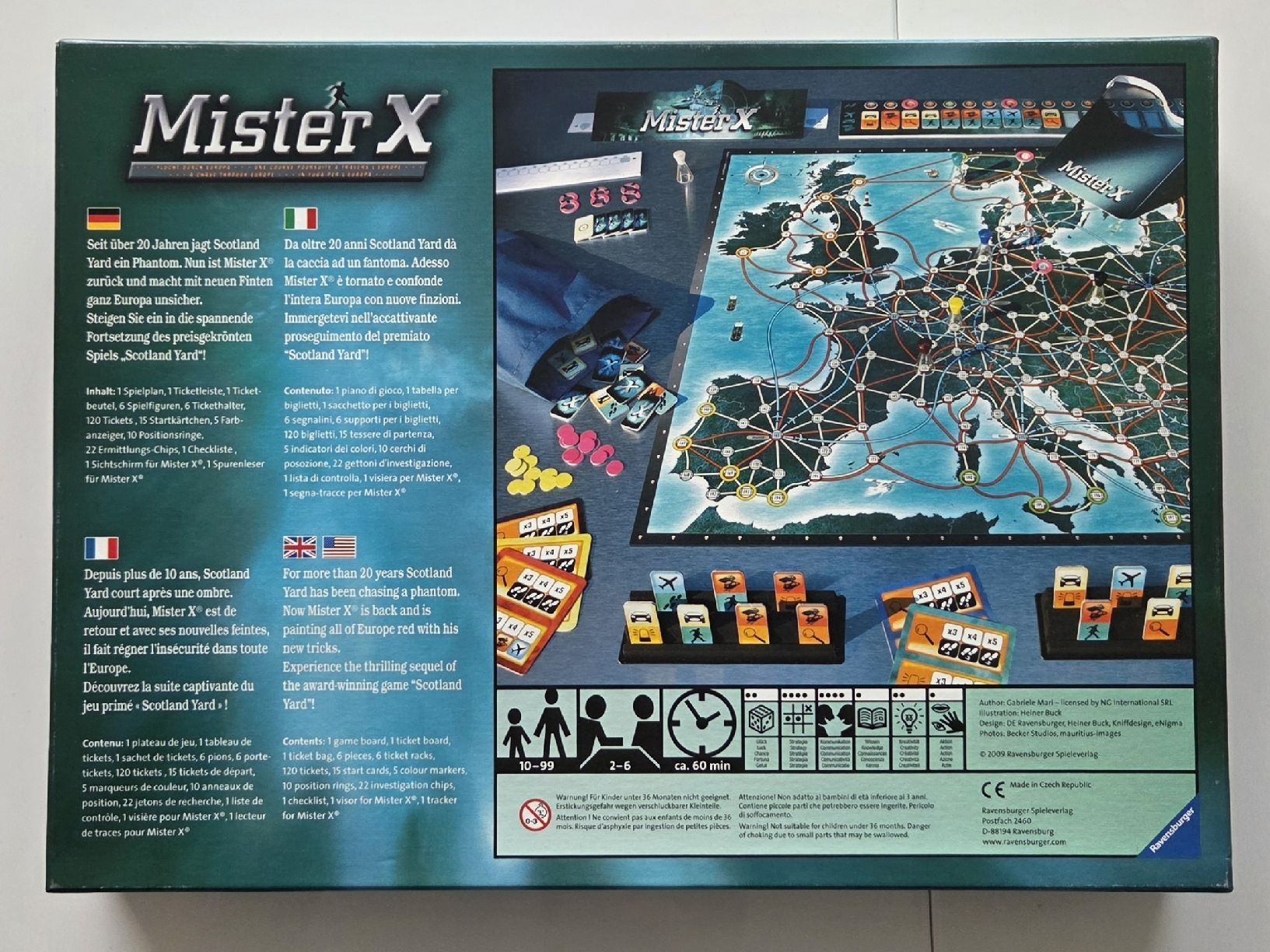Jeux: Mister X - Brettspiel – D'occasion à Zufikon par lakotassu 1