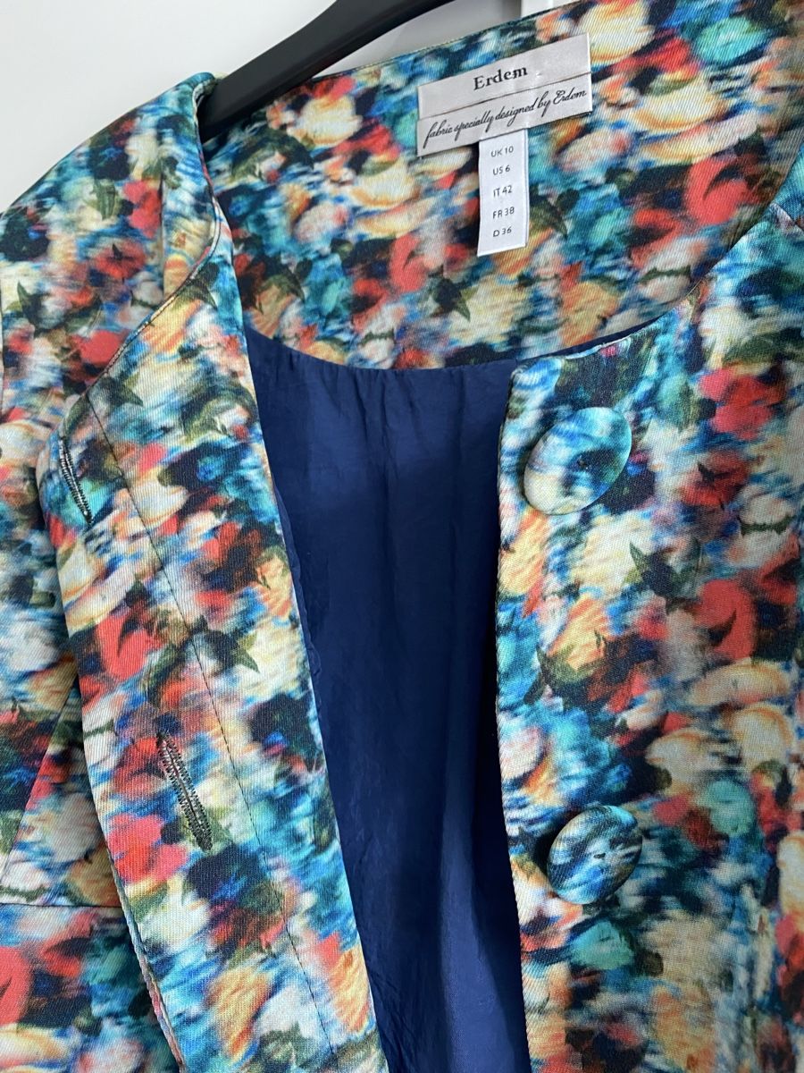 Giacche: Erdem Blazer, Blumenmuster, Grösse 36 – Usato da Winterthur venduto da marisole4 4