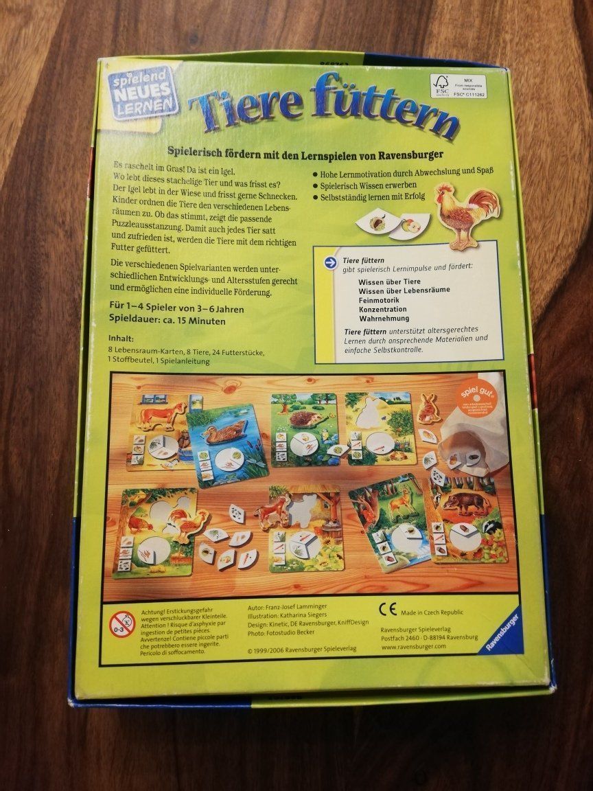 Ravensburger Spiele: Spiel von Ravensburger "Tiere füttern" – Gebraucht aus Oberrieden von man_tky9 1