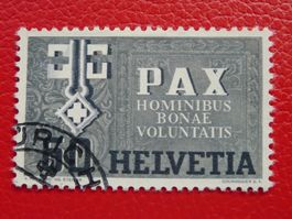 1945: PAX Nr.268, fehlerfrei +Eckstempel von ZÜRICH: 15.-+