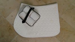 Kentucky Horsewear Set Schabracke Bandagen weiss Pearls