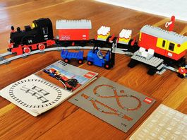 LEGO 7722 Steam Cargo Train 4.5 V (mit Schablone)