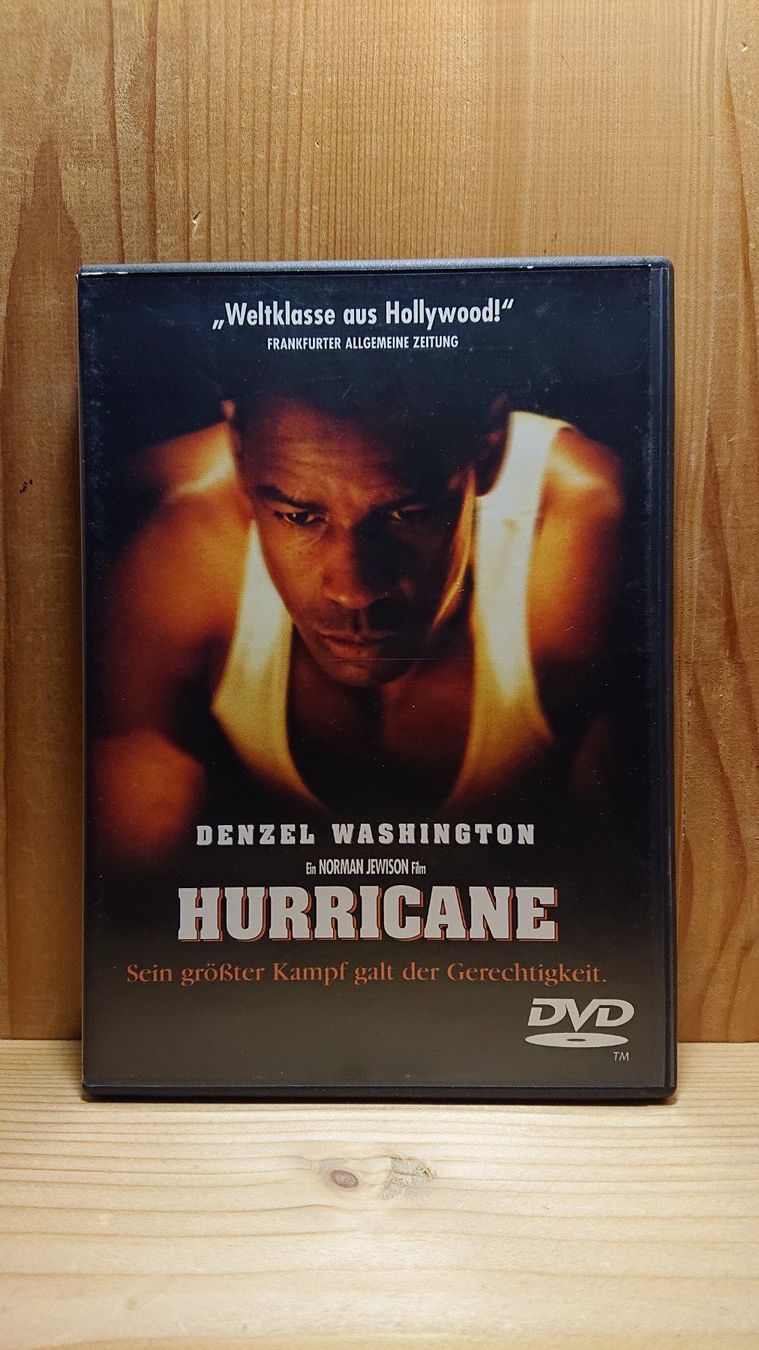 Tutti i DVDs: THE HURRICANE DVD mit Denzel Washington – Usato da Wilderswil venduto da Exebub