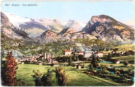 BRIGUE (Brig) Vue générale (im Sommer) ca. 1915 (VS)