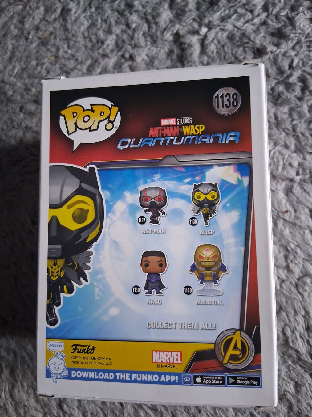 Funko Statuette: FUNKO POP   WASP   MARVEL    QUANTUMANIA     1138 – Usato da Wetzikon ZH venduto da Ramones01 1