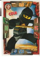 TCG NINJAGO TRADING CARD SERIE 1 # 019 COLE