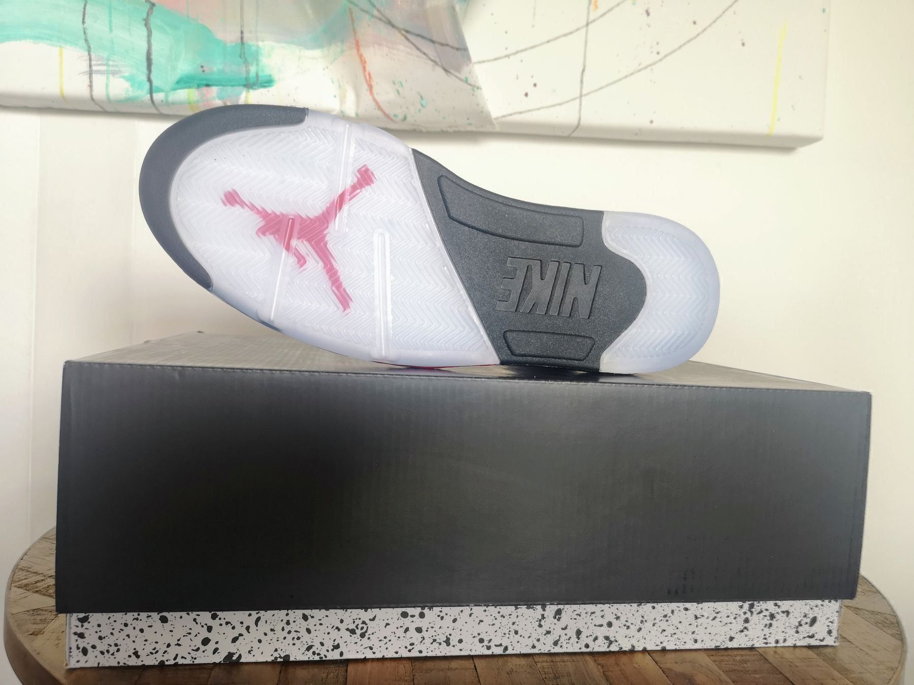 Jordan Scarpe da uomo: Air Jordan 5 Retro Fire Red 2020 Sneaker – Nuovo e nell'imballaggio originale da Magden venduto da CHSportscardsCol. 5