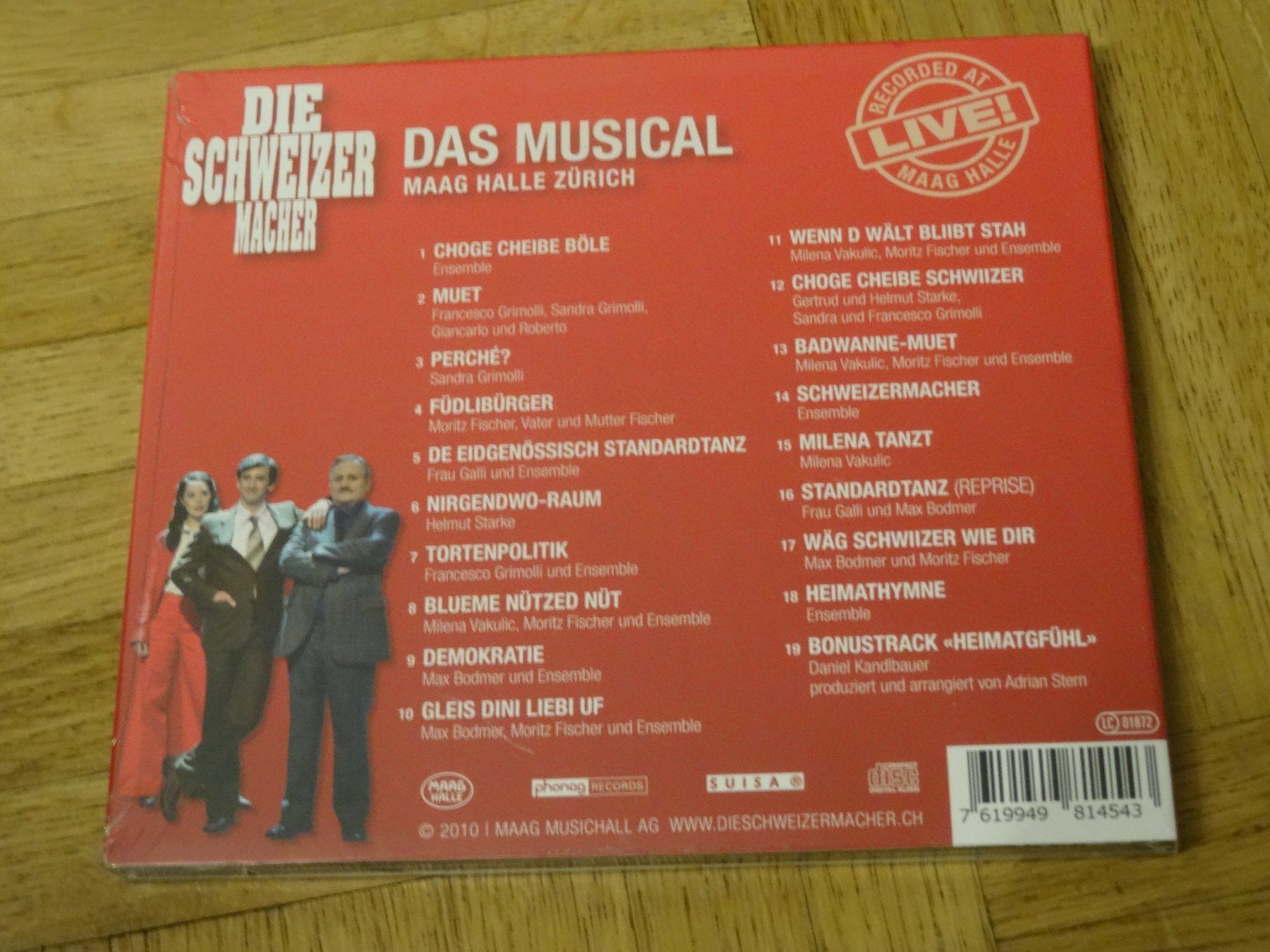 CDs: Die Schweizer Macher  Schweizermacher - Das Musical  CD NEU! – Neu und originalverpackt aus Olten von Disc-Ausverkauf 1