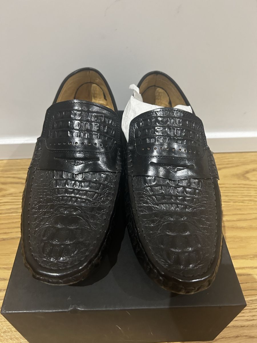Herrenschuhe: Alligator imitation mocassin – Gebraucht aus Veyrier von aliyag 2