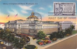 2x Maximumkarte Library of Congress, Washington D.C.