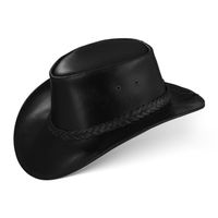 Canberra Western Cowboy Leder Hut in 2 Farben Gr. XXL