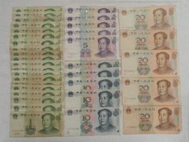35 Banknoten aus China
