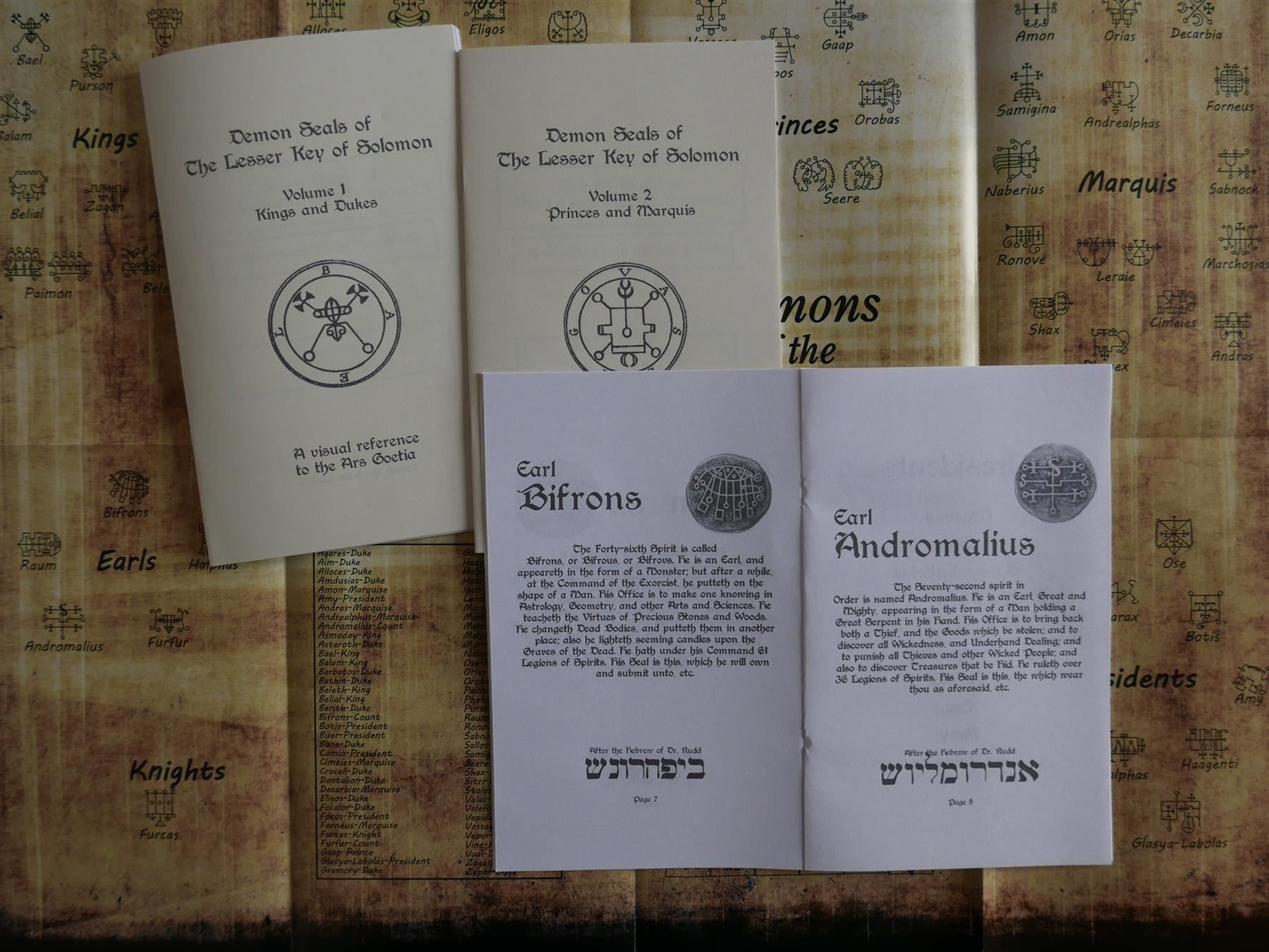 Sonstiges zum Sammeln & Seltenes: Salomons Siegel Dämonen Münzen Goethia – Neu (gemäss Beschreibung) aus Schachen b.Herisau von Amduat 2