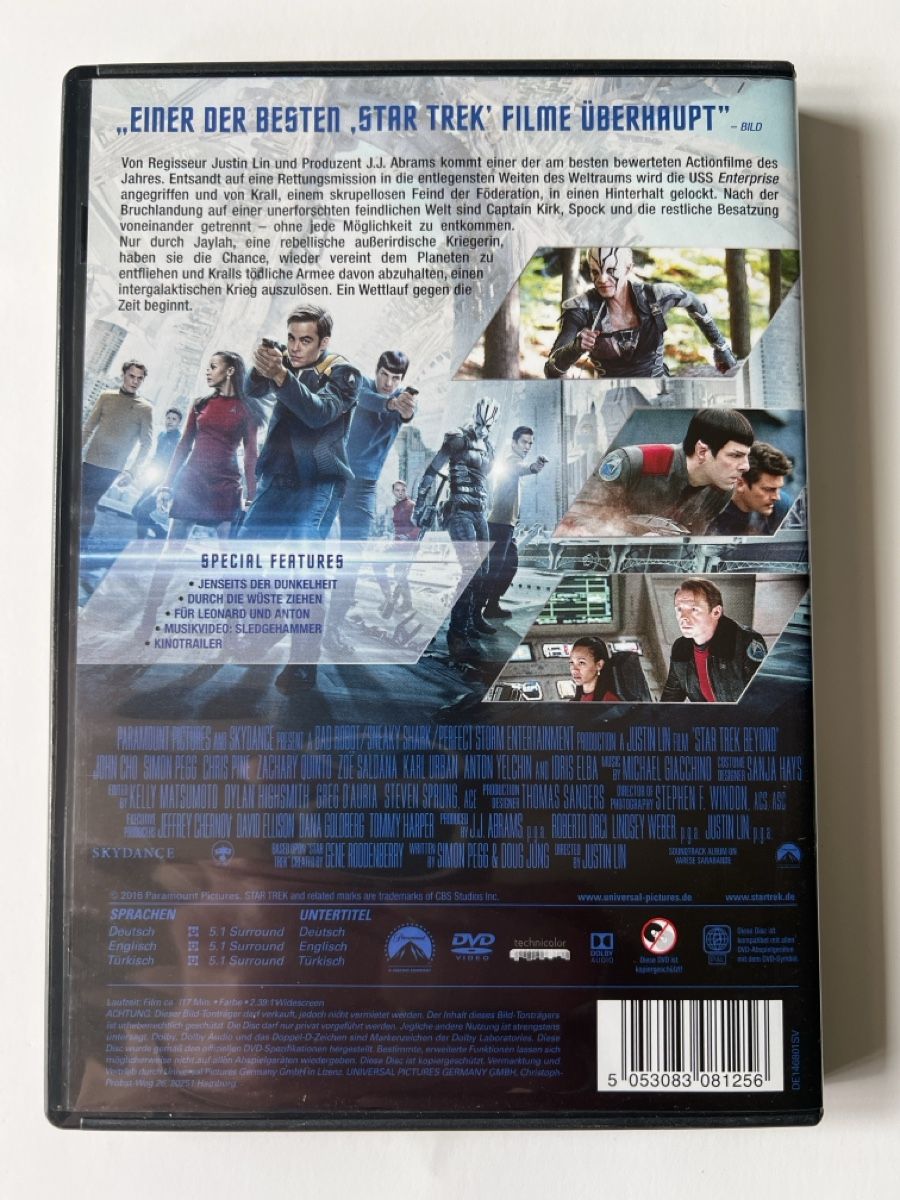 Alle DVDs: Star Trek Beyond  – Gebraucht aus Luzern von nochnichtaltpapier 1