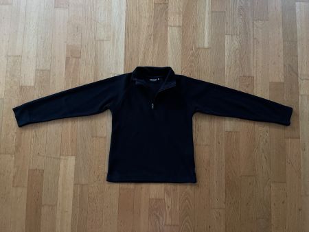 Faserpelz-Pullover für Kinder, schwarz, Gr. 140, Campus