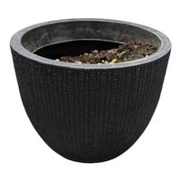 grosser schöner blumentopf, kunststoff, 30cm hoch