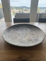 Grosse dekorative Holzschale – rustikal / Wabi-Sabi