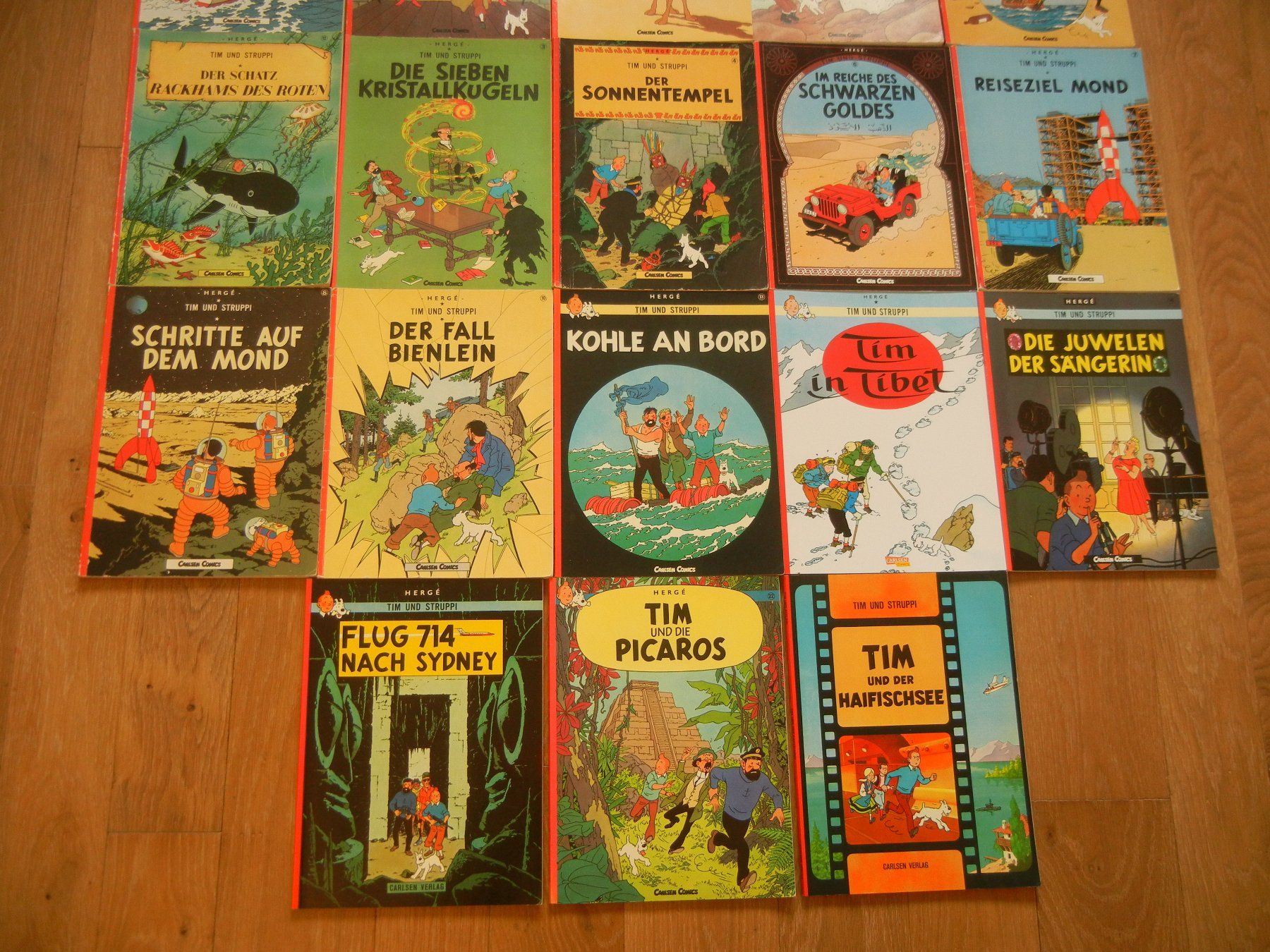 Fumetti: Comic - Tim und Struppi - alle 23 Bände - komplette Sammlung – Usato da Langendorf venduto da sonntag10 1