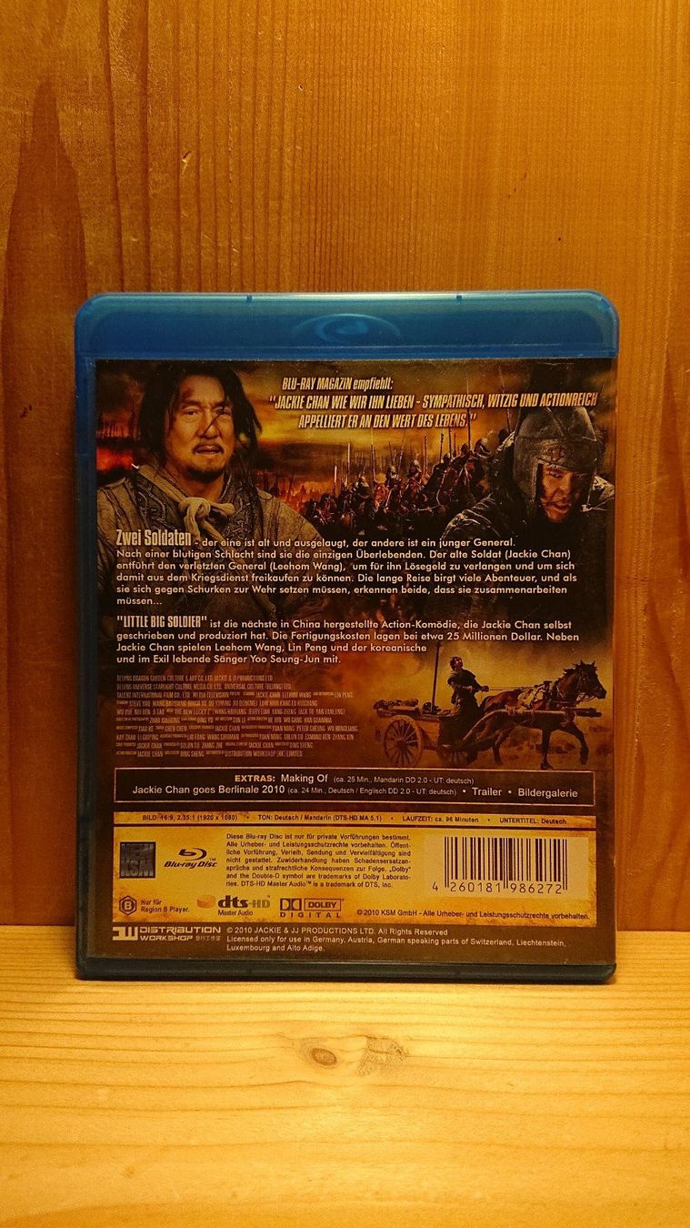 Tutti i DVDs: LITTLE BIG SOLDIER Blu-Ray mit Jackie Chan – Usato da Wilderswil venduto da Exebub 1