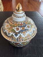 Bhutanese Hand-Painted Bowl, Pavitra design, Unique Find