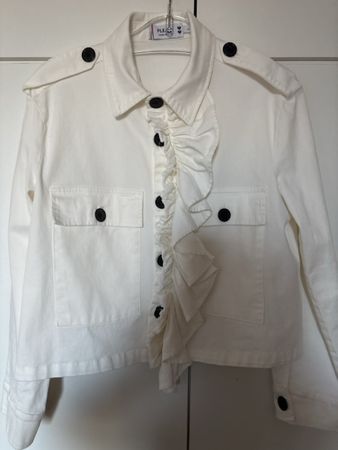 Please Jacke Weiss Gr. S neuwertig