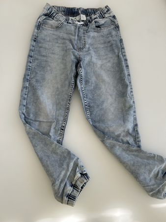 Pantalon Jogger H&M bleu clair, taille 152, super état!