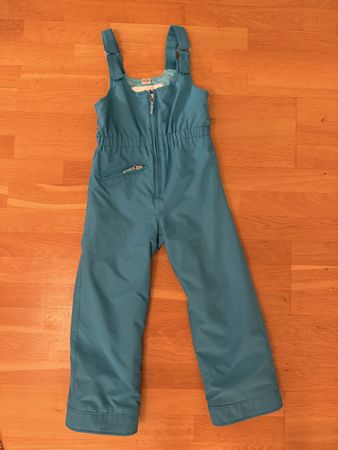 Obermeyer Ski/Snow Bibs - Turquoise - Youth Size 7