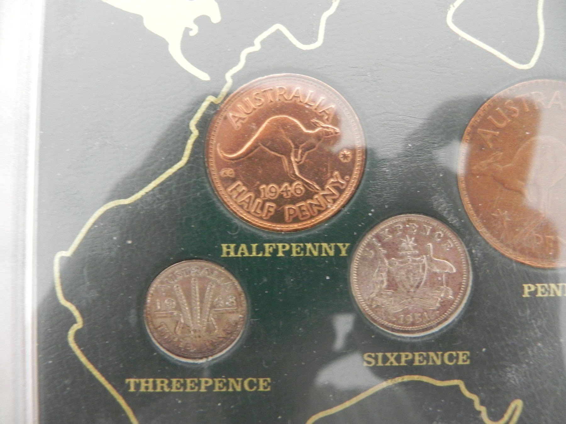 Tutti le monete: Australien Pre Decimal Coins - mit 4 Silber Münzen – Usato da Biel/Bienne venduto da Gogolozi 3