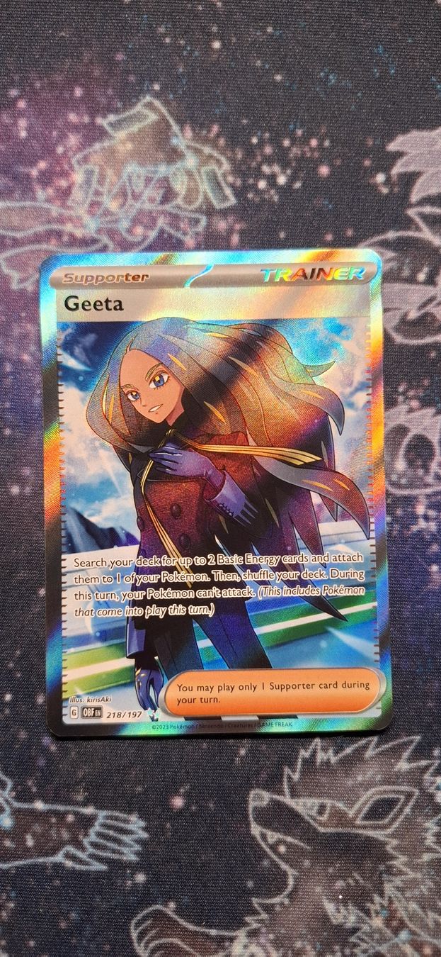 Pokémon Sammelbilder & Trading cards: Geeta Obsidian Flames - 218/197 ENG – Neu (gemäss Beschreibung) aus Petit-Lancy von Kara_TCG 1