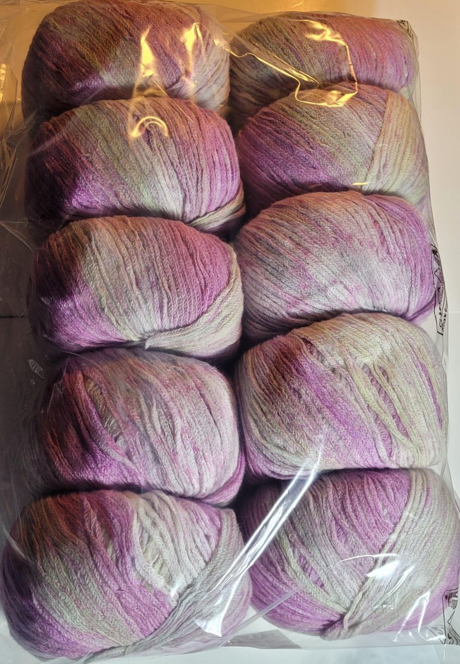 Lang Yarns Lana: SECRET GARDEN - ein farbenfrohes Baumwoll-Mischgarn – Nuovo e nell'imballaggio originale da Burgistein venduto da Azureus58 1