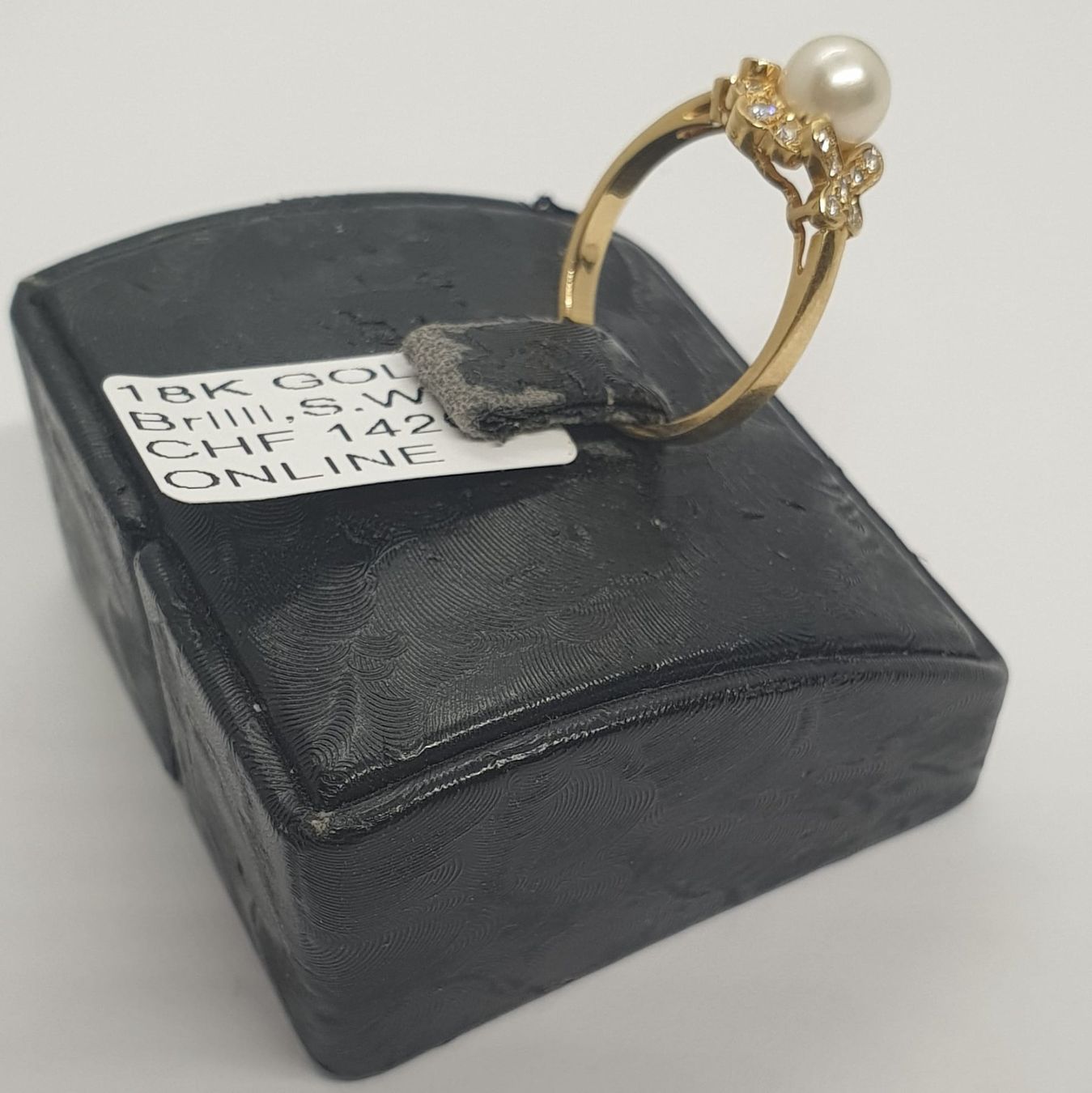 Anelli: Echt 18K Gold - Brilliant, S.W.P Ring – Usato da Luzern venduto da Luzern-Goldhaus 1
