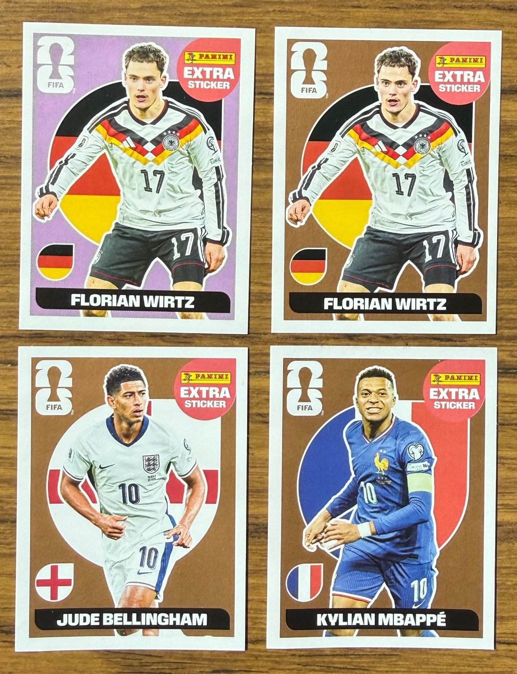 Panini Sammelbilder & Trading cards: Panini Extra Sticker Wirtz, Bellingham, Mbappé – Gebraucht aus Chur von FadriB19