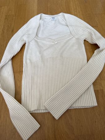 Weisser Strickpullover von BDG, Grösse S, Top Zustand