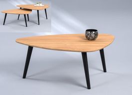 Salontisch ELANDA 1 Wildeiche massiv 92 x 60 cm