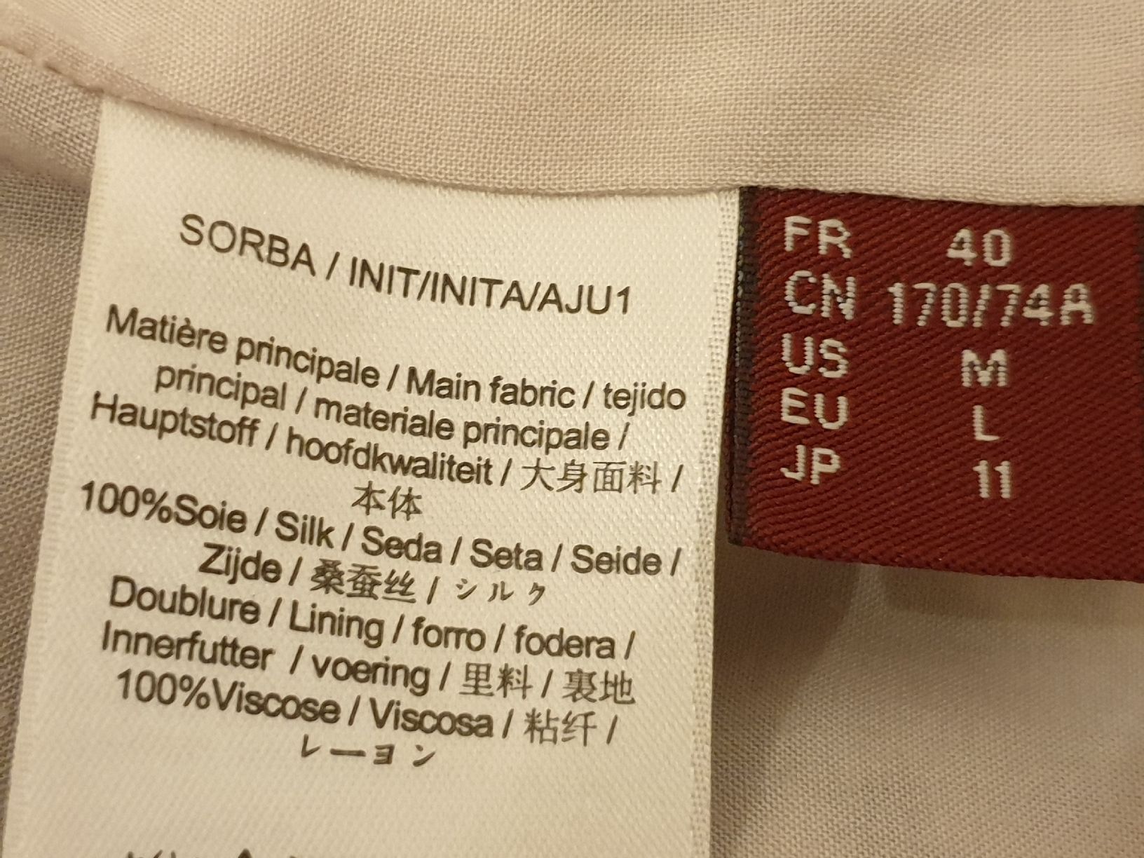 Comptoir des Cotonniers Gonne: Jupe mini, 40, soie, grise – Usato da Neuchâtel venduto da Verenas12 4