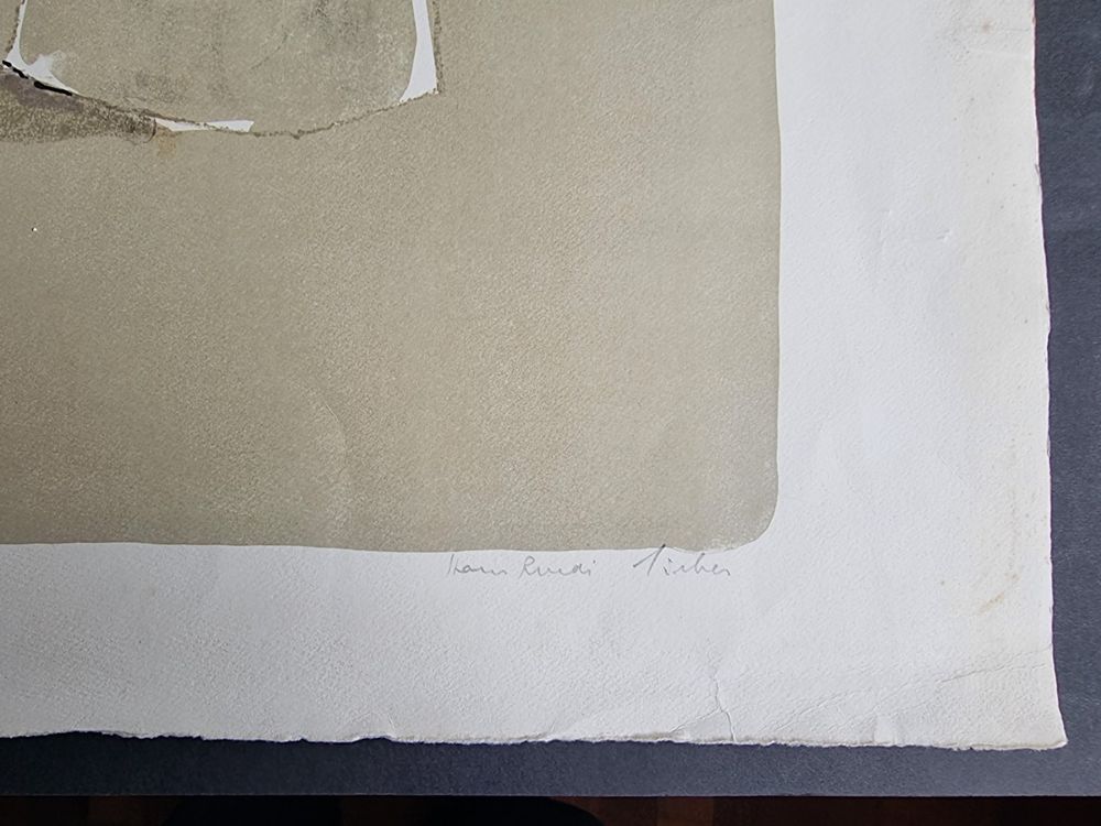 HANS-RUEDI SIEBER GROSSE LITHOGRAPHIE SIGNIERT NUMMERIERT 5