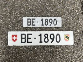 BE 1890 Kontrollschild