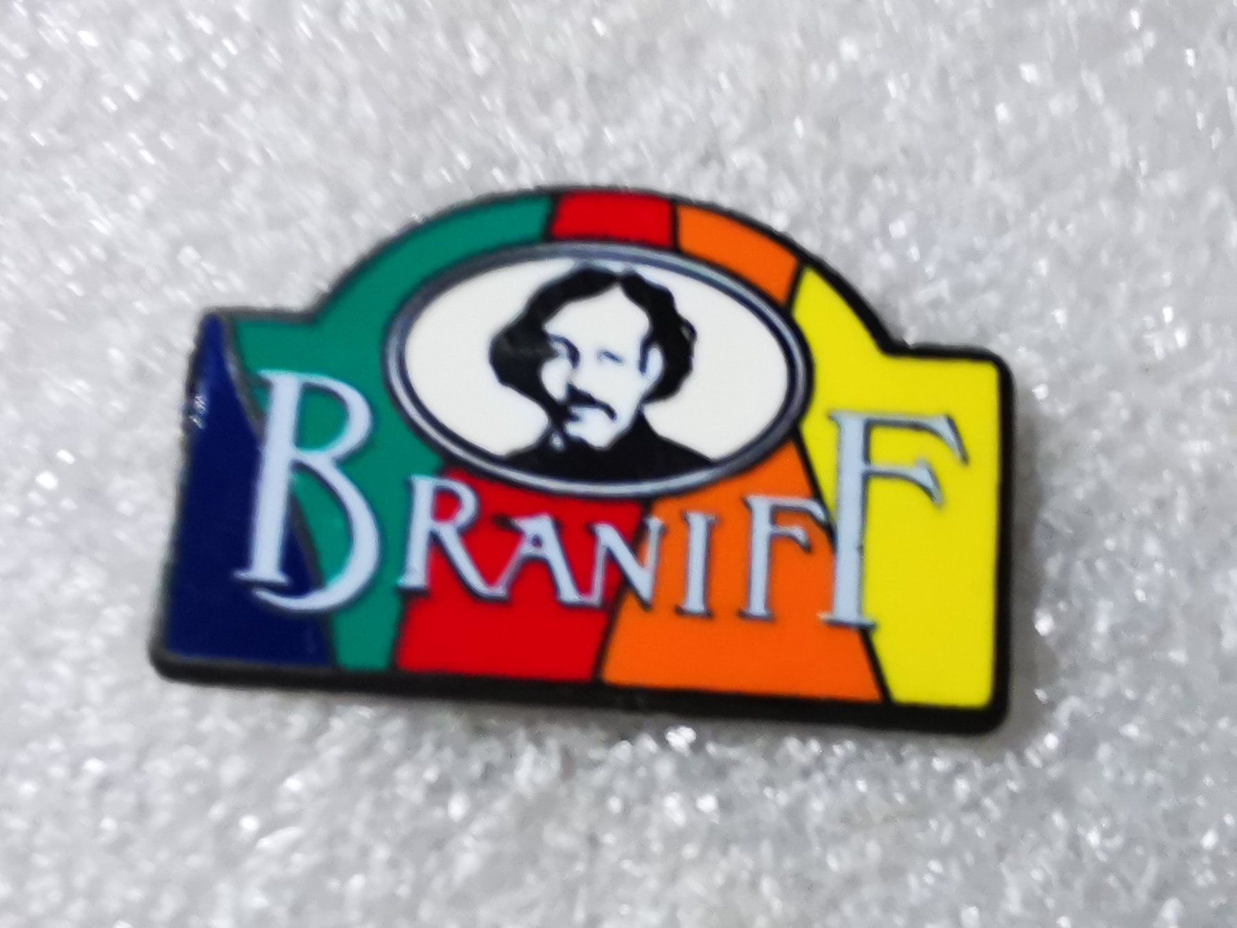 Placchette & Badge: Ansteckpin 190: Braniff – Usato da Oppligen venduto da Pin-Fall-Shop