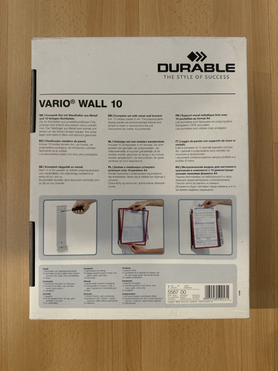 Autres meubles de bureau: Durable VARIO WALL 10 Sichttafel-System neu – Neuf (Voir description) à Horw par yvesmarc 1