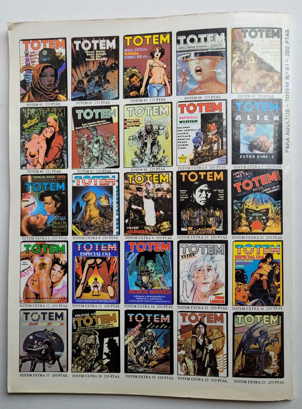 Fumetti: TOTEM 51 – SPANISCH / ESPAGNOL – Usato da Neftenbach venduto da Mador6 3