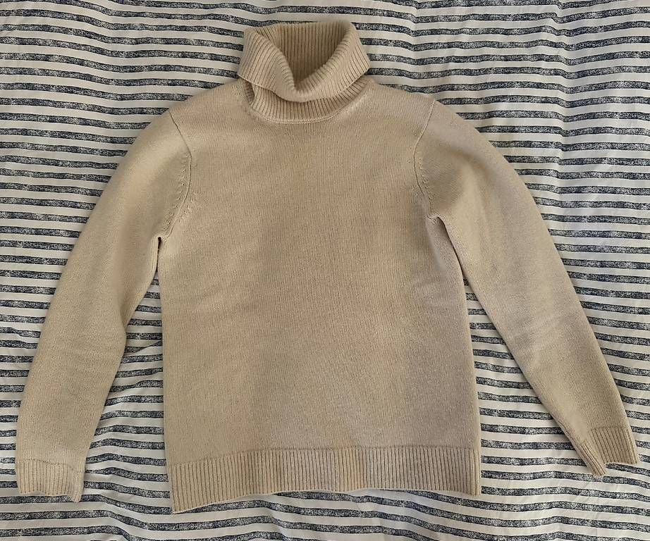 Sandro Maglioni & Felpe: Sandro Rollkragenpullover Beige Kaschmir Wolle Yak Grösse S – Usato da Zürich venduto da dodichnobli