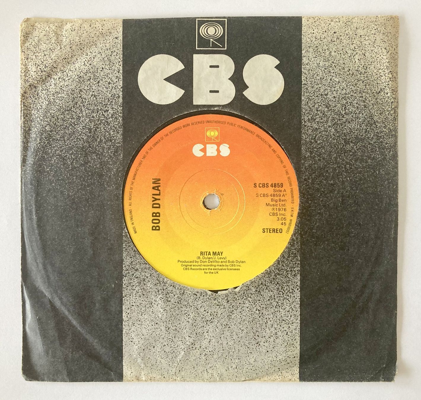 Dischi in vinile: BOB DYLAN - RITA MAY – Usato da Bottens venduto da hotter-than-hell