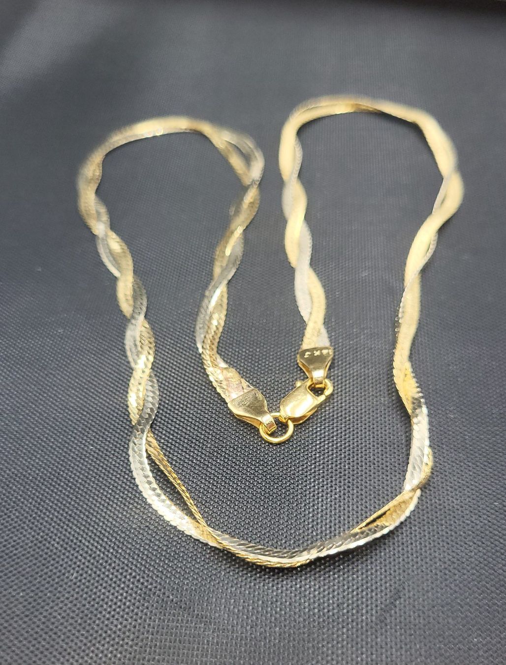 Catenine: Gold 585 Bicolour Collier – Usato da Wald ZH venduto da Dasilver