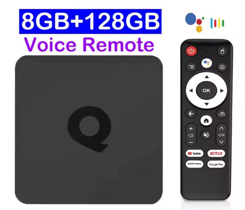 Convertitori: Smart TV Box 8K Google - Télécommande - 128GB - Andrïde 16 – Nuovo e nell'imballaggio originale da GLAND venduto da BF.Kouros