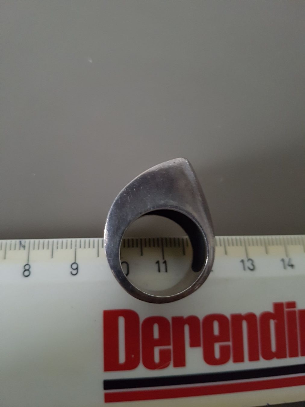 Anelli: Vintage Fingerring, vermutlich versilbert – Usato da Riehen venduto da robs2026 1