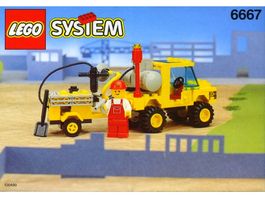 Lego 6667 Strassenbau-Reparaturwagen (1993) RAR! Town