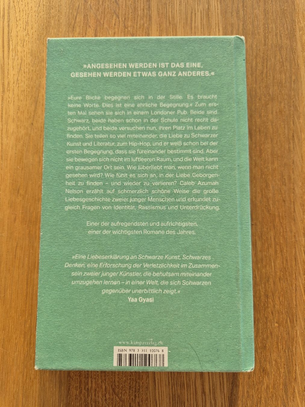 Libri: Frei schwimmen - Caleb Azumah Nelson – Usato da Bern venduto da miruslav 1