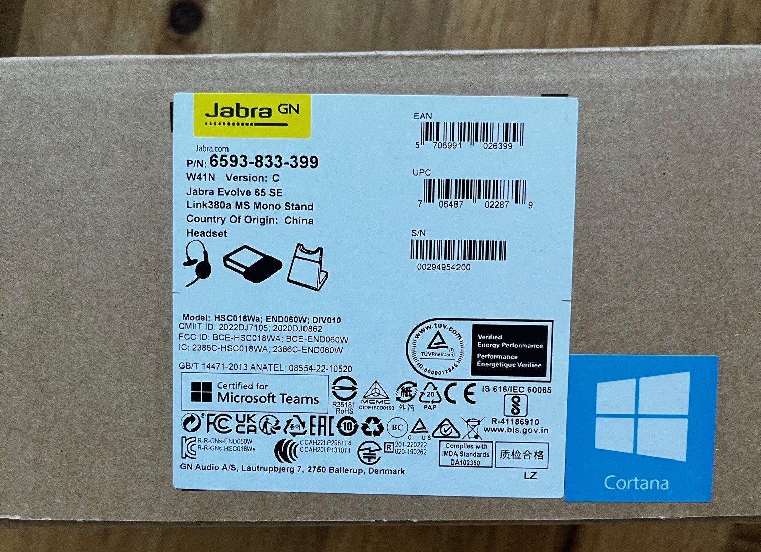 Jabra Cuffie: Headset Jabra Evolve 65, nie gebraucht! – Nuovo e nell'imballaggio originale da Willisau venduto da aronet 1
