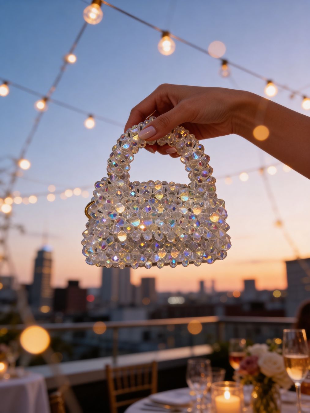 Taschen für Damen: Handmade Funkelnde Handtasche aus Kristallperlen – Neu und originalverpackt aus canobbio von barbarb 7